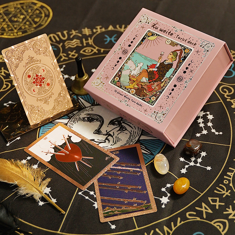 12*7cm Classic Tarot Cards wit - огляд і ціна Tarot Deck With Guidebook