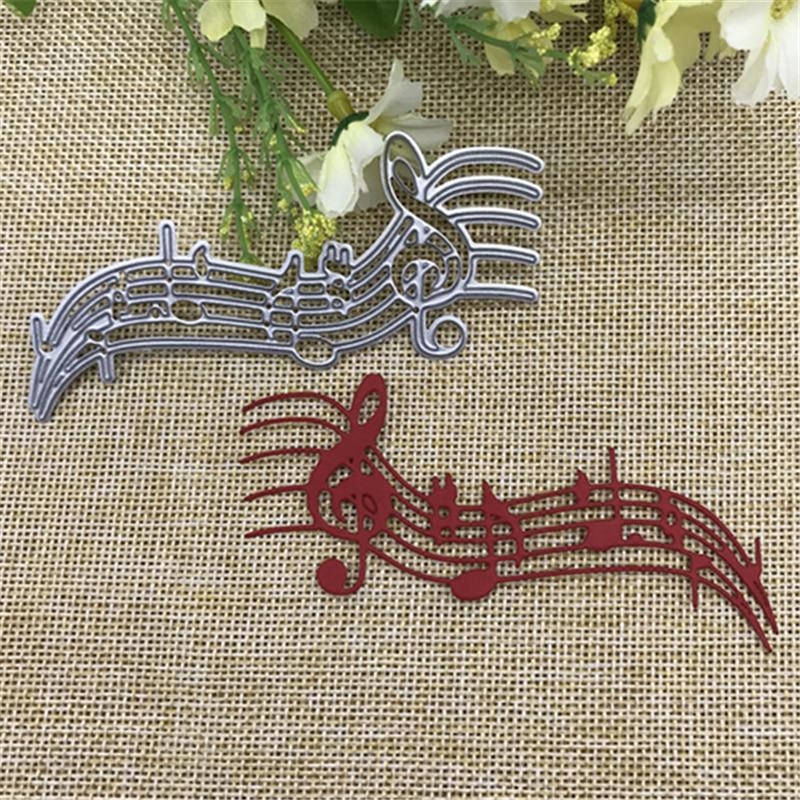 1/2Pcs Music Note Metal Cuttin - огляд і ціна Blank Sheet Music Notebook