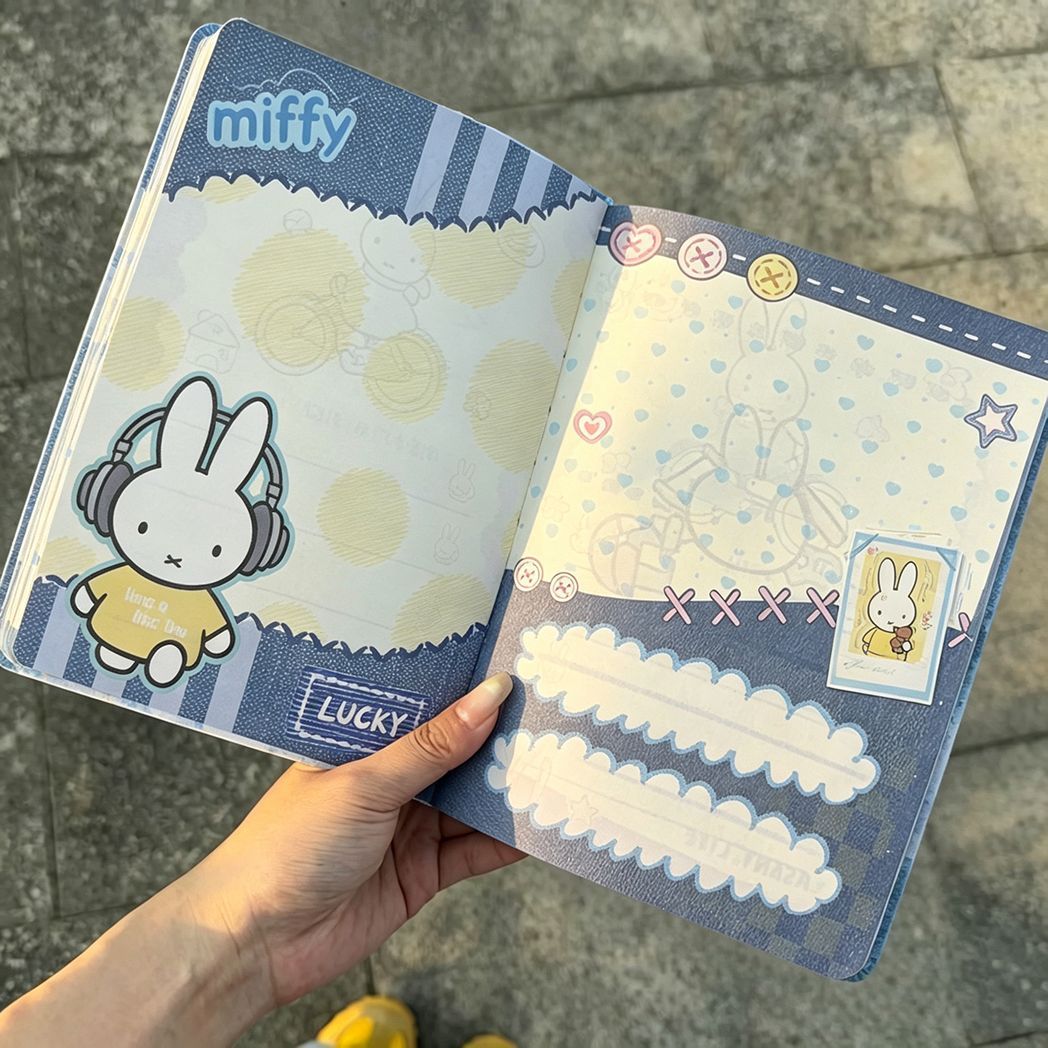 Vintage Denim Miffy Rabbit Lea - огляд і ціна Vintage Leather Journal Notebook