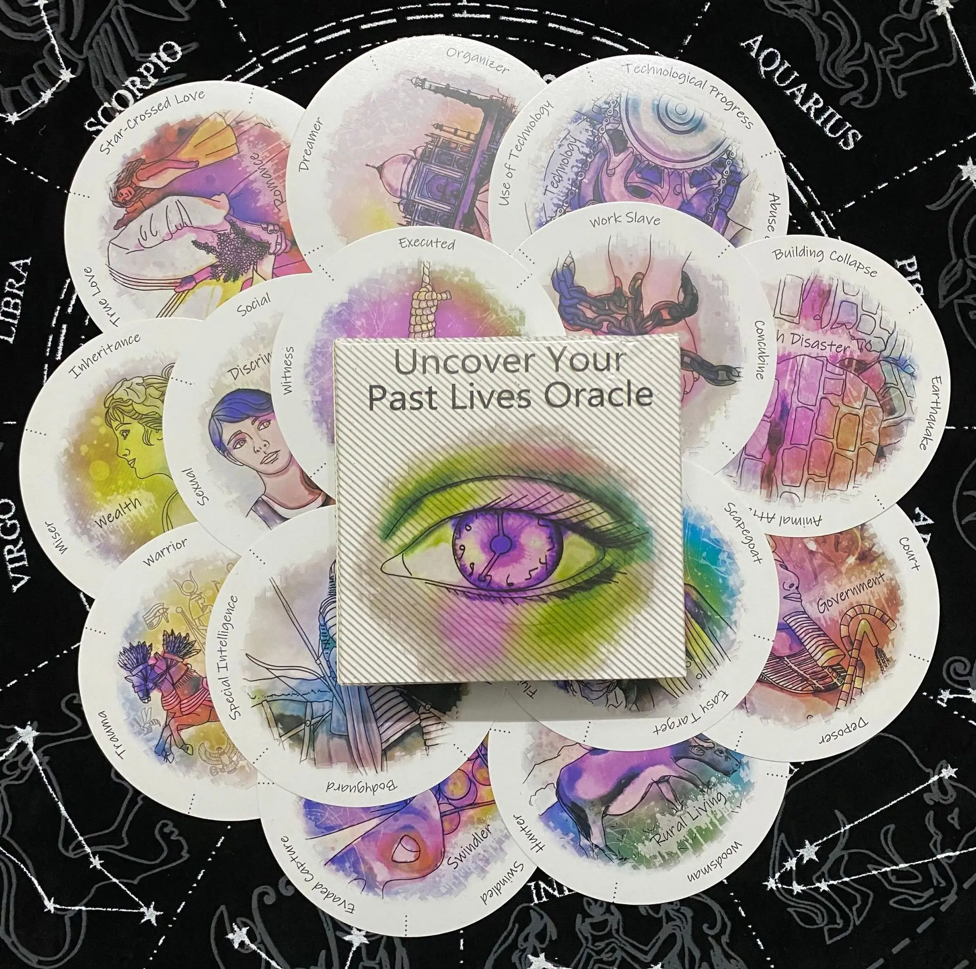 Uncover Your Past Life Oracle  - огляд і ціна Tarot Deck With Guidebook