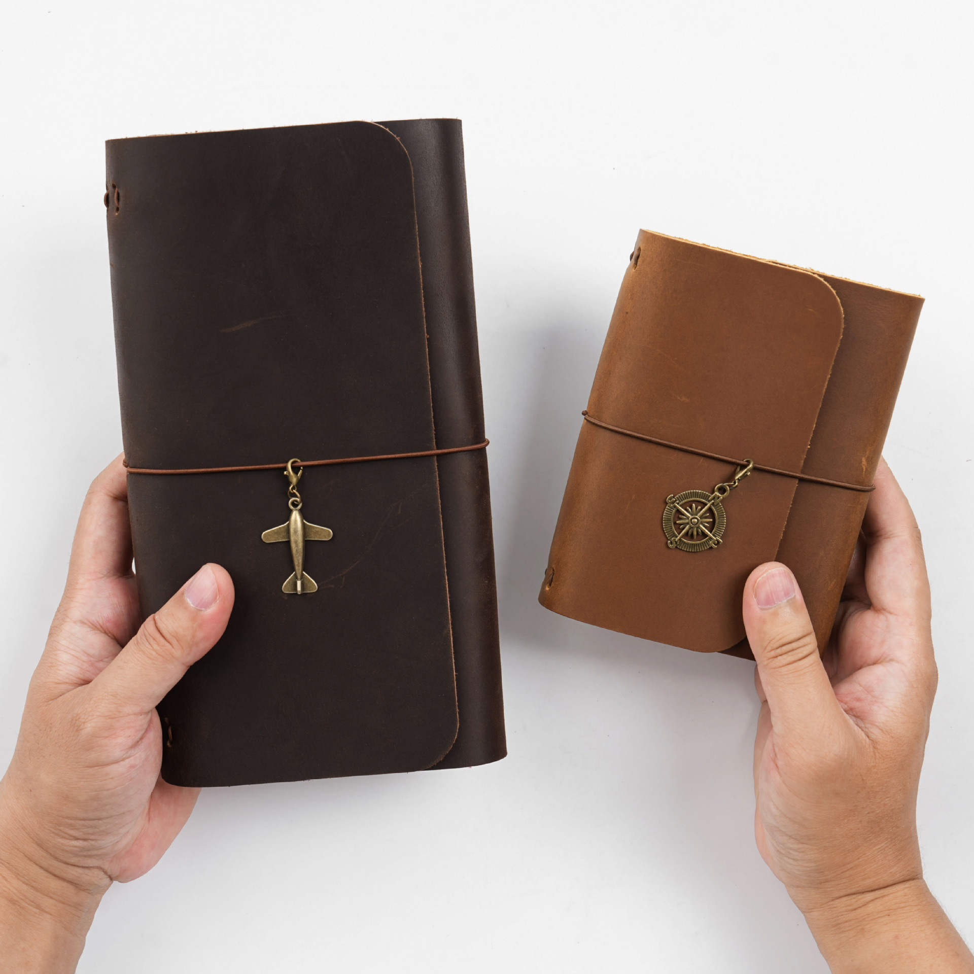 New Arrival Triple Fold TN Tra - огляд і ціна Vintage Leather Journal Notebook