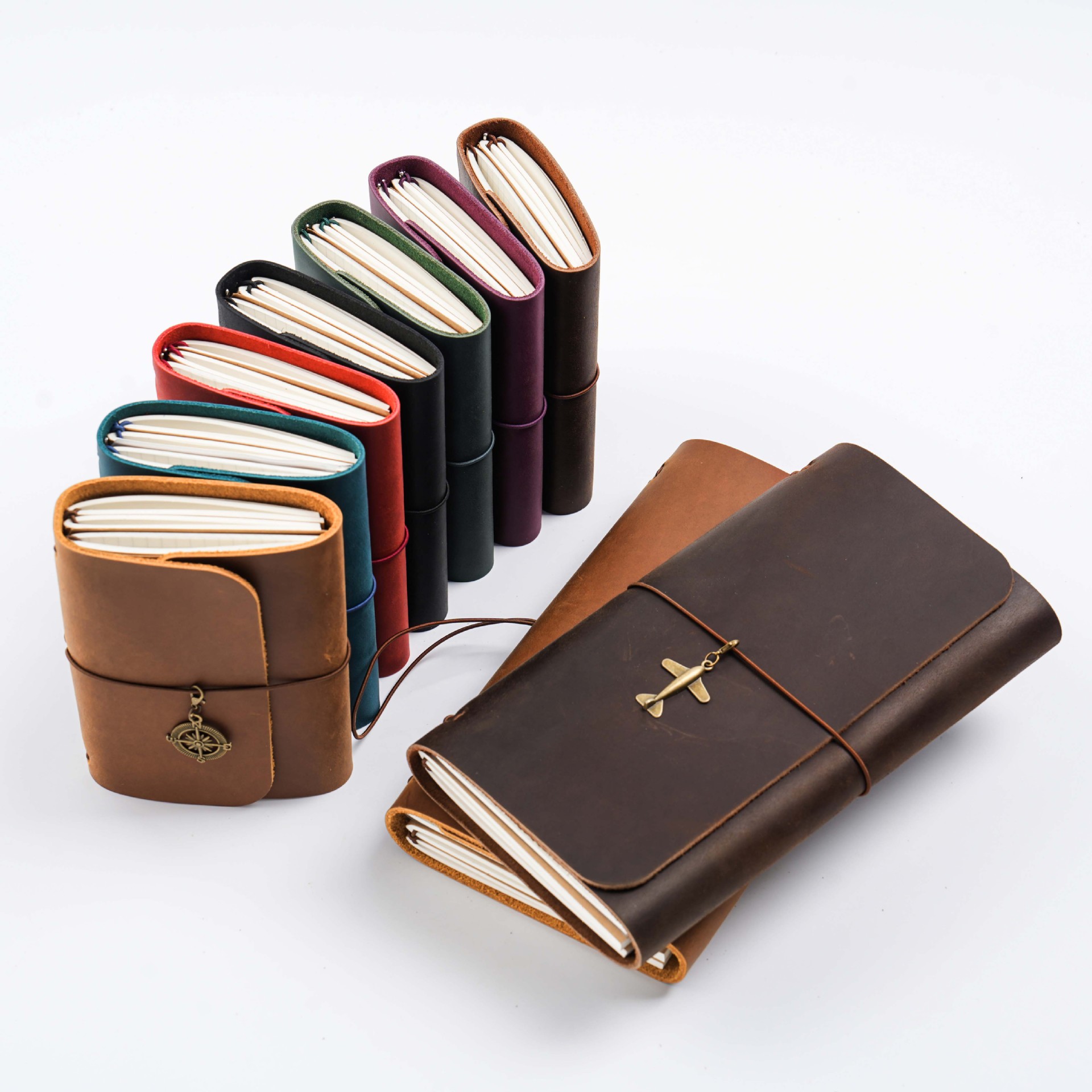 New Arrival Triple Fold TN Tra - огляд і ціна Vintage Leather Journal Notebook