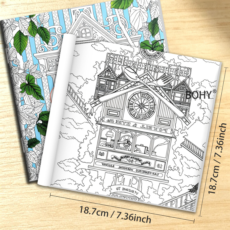 1 Time Travel Themed Coloring  - огляд і ціна Adult Coloring Book Stress Relief