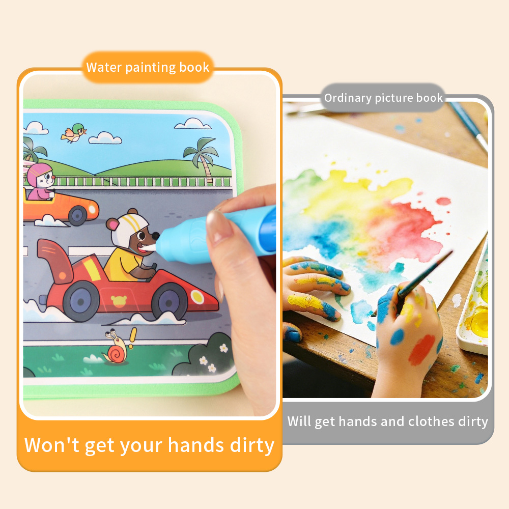 Magic Water Painting Book Reus - огляд і ціна Reusable Water Magic Coloring Book