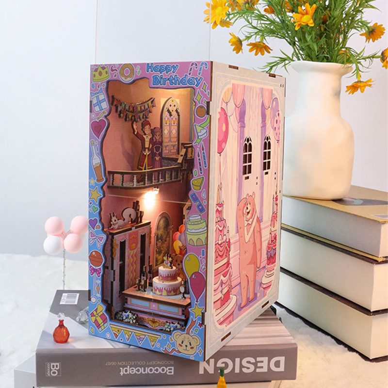 DIY Wooden Book Nook Shelf Ins - огляд і ціна Diy Wooden Book Nook Kit Shelf Insert