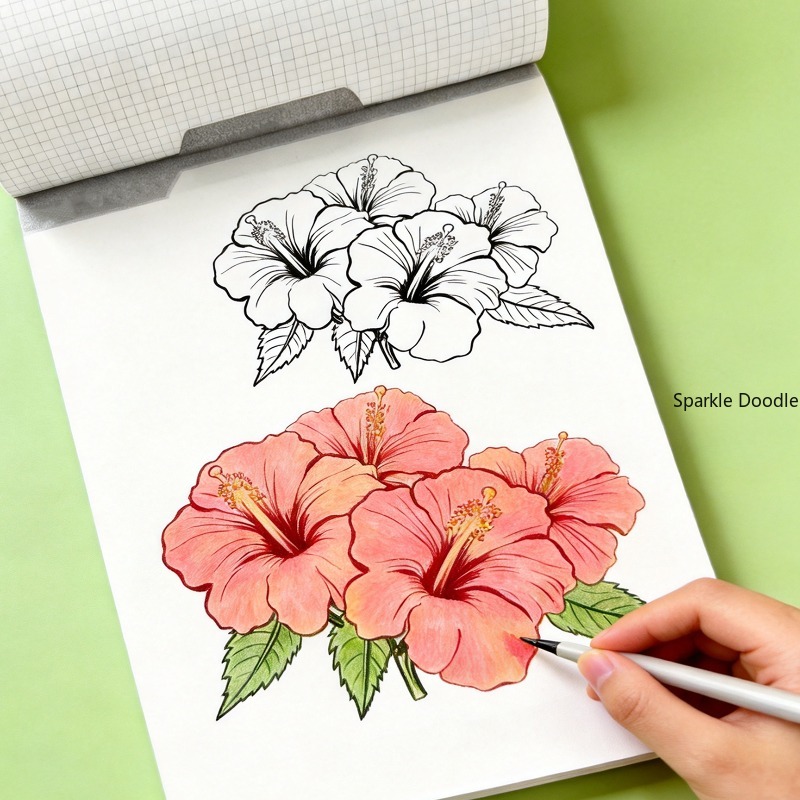An Adult Decompression Flower  - огляд і ціна Chinese Calligraphy Practice Book